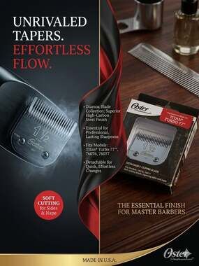 Oster Professional Detachable Clipper Blade Size 1.5 (4mm) for Titan & Turbo 77
